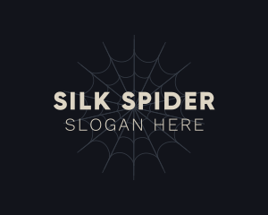 Halloween Spider Web logo design