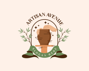 Handmade Artisan Pottery logo design