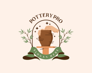 Handmade Artisan Pottery logo design