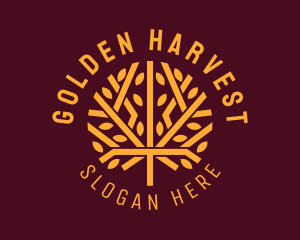 Golden Tree Landscaping  logo design