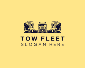 Logistics Fleet Vehicle logo design