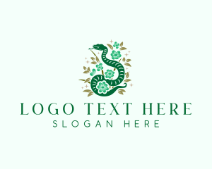 Flower Leaf Boho logo