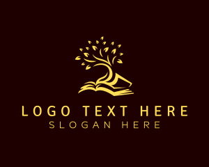 Tree Book Pages logo