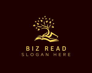 Tree Book Pages logo