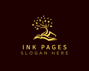 Tree Book Pages logo