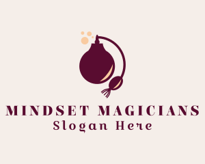 Scent Perfume Bottle logo design