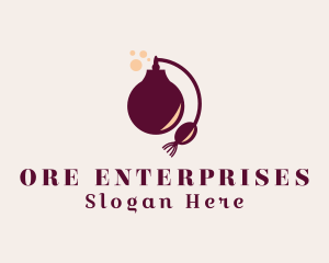 Scent Perfume Bottle logo design