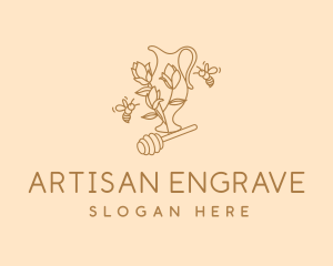 Artisan Pitcher Flower logo design