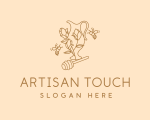 Artisan Pitcher Flower logo design