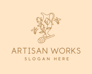 Artisan Pitcher Flower logo design