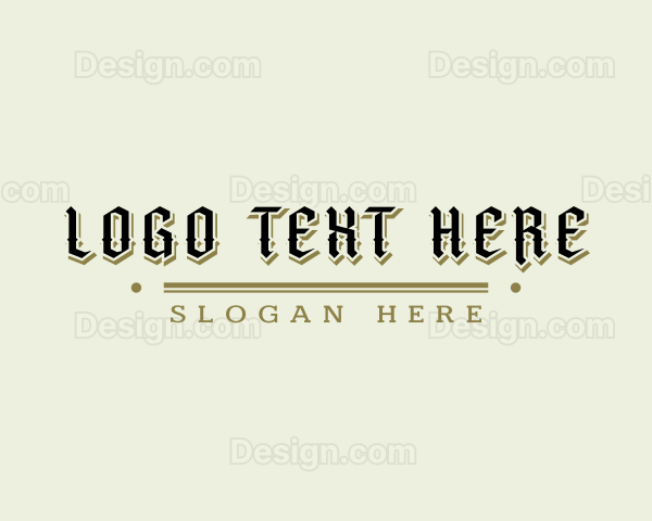 Vintage Apparel Brand Logo