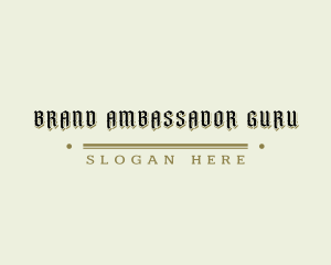 Vintage Apparel Brand logo design