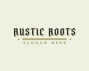 Vintage Apparel Brand logo design