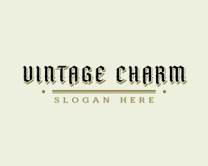 Vintage Apparel Brand logo design