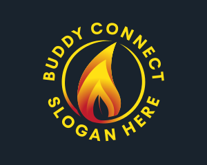Eco Friendly Flame logo design