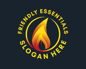 Eco Friendly Flame logo