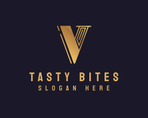 Luxury Elegant Brand Letter V logo