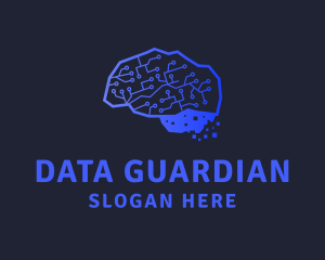 Brain Circuit Data logo design