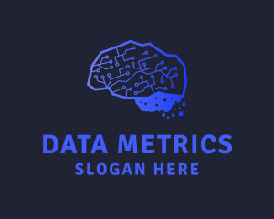 Brain Circuit Data logo design