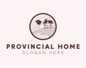 Countryside Residential Mansion logo design