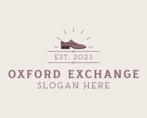 Leather Oxford Shoes logo design