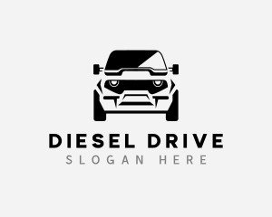 Car Driving SUV logo design