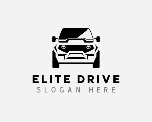 Car Driving SUV logo design