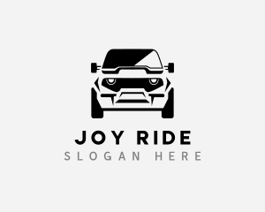 Car Driving SUV logo design