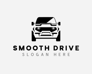 Car Driving SUV logo design