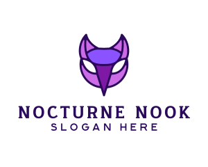 Nocturnal Owl Mask logo design