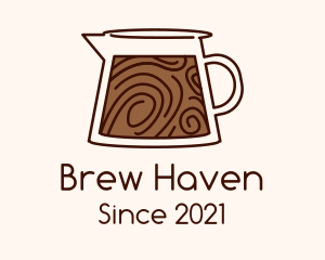 Brown Coffee Carafe logo design