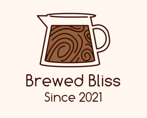 Brown Coffee Carafe logo design