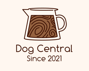 Brown Coffee Carafe logo design