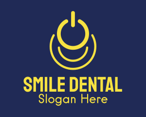 Yellow Power Smile logo design