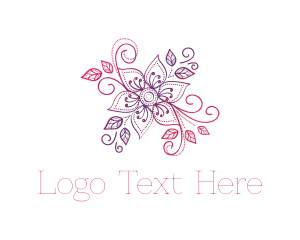 Pink & Purple Flower logo