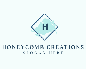 Watercolor Paint Cosmetics logo design