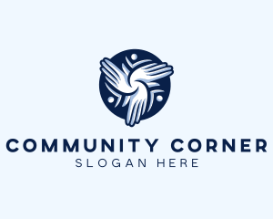 Hand Community Foundation logo design