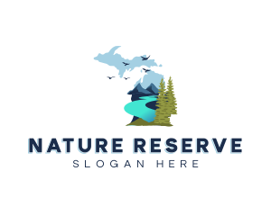 Michigan Nature Scenery logo design