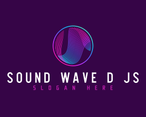 Audio Wave Equalizer logo design