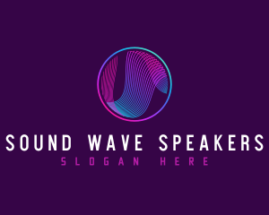 Audio Wave Equalizer logo design