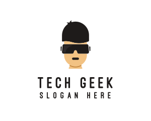 Geek VR Player logo design