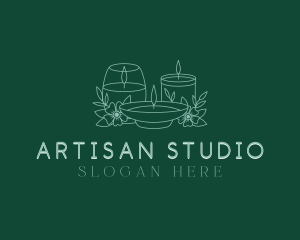 Artisanal Flower Candles logo design