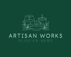 Artisanal Flower Candles logo design