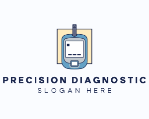 Medical Glucose Meter logo design