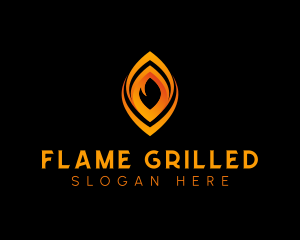 Fire Flame Fuel logo design