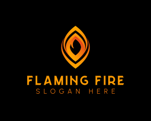 Fire Flame Fuel logo design