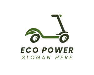 Eco Friendly Scooter logo design