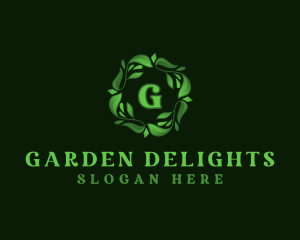 Gardening Leaf Plant logo design