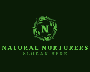 Gardening Leaf Plant logo design