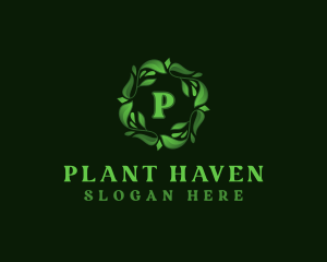 Gardening Leaf Plant logo design